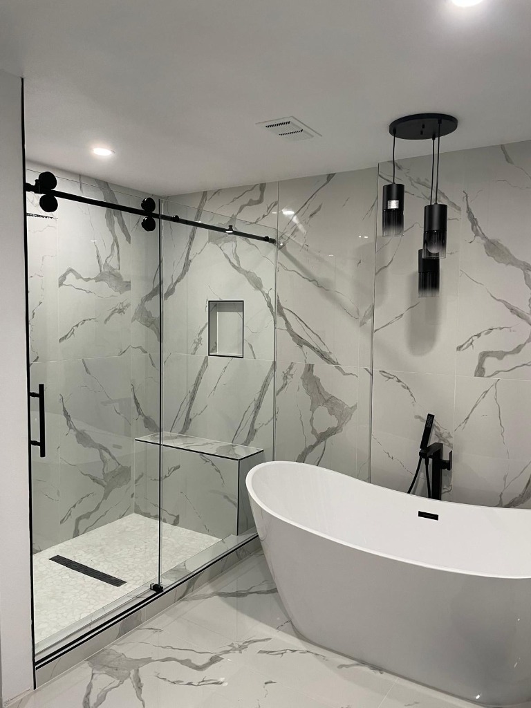Baño Una Corrediza